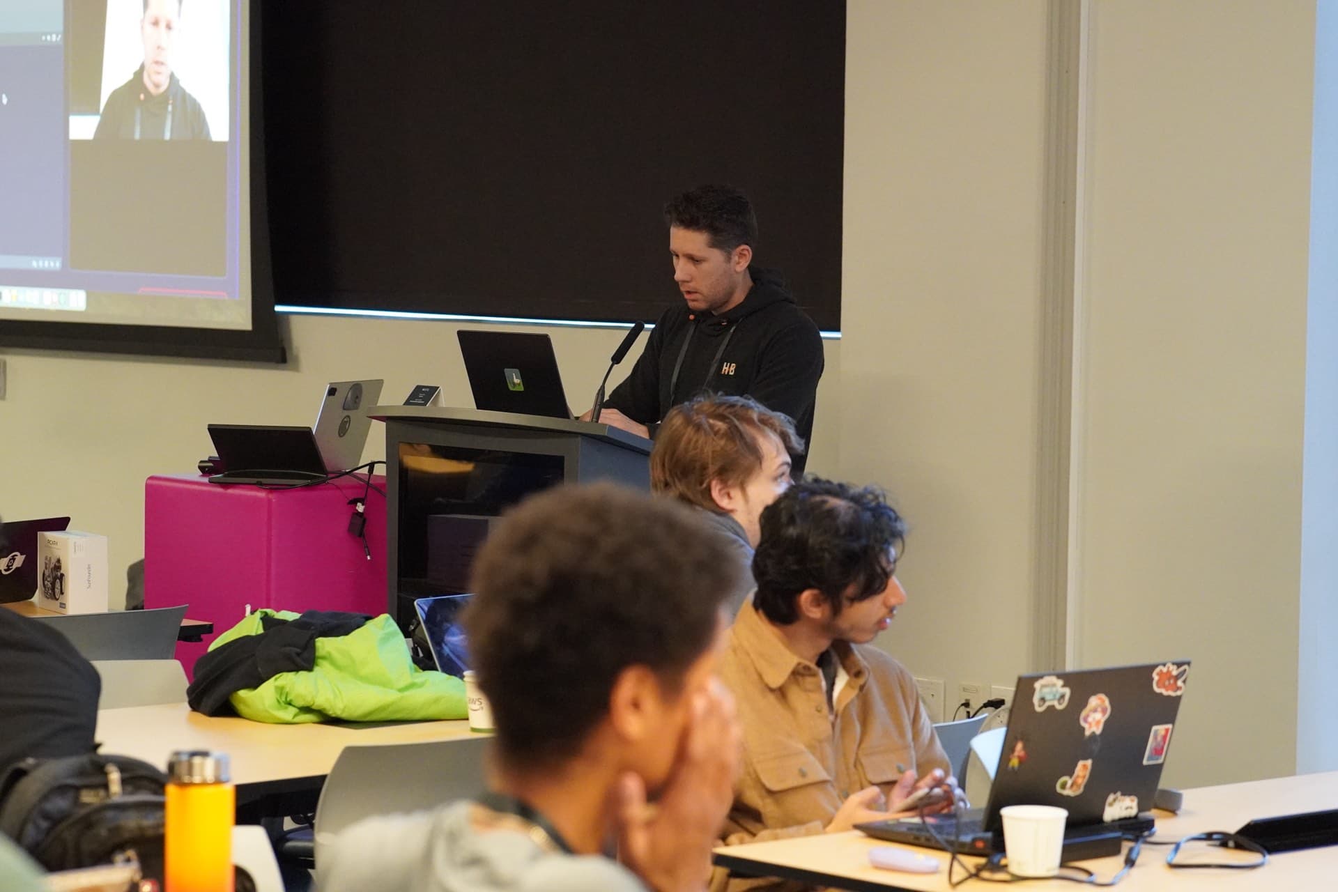 Felipe Hlibco at Claude Code Hack Day at Amazon with Jam.dev - Photo 3