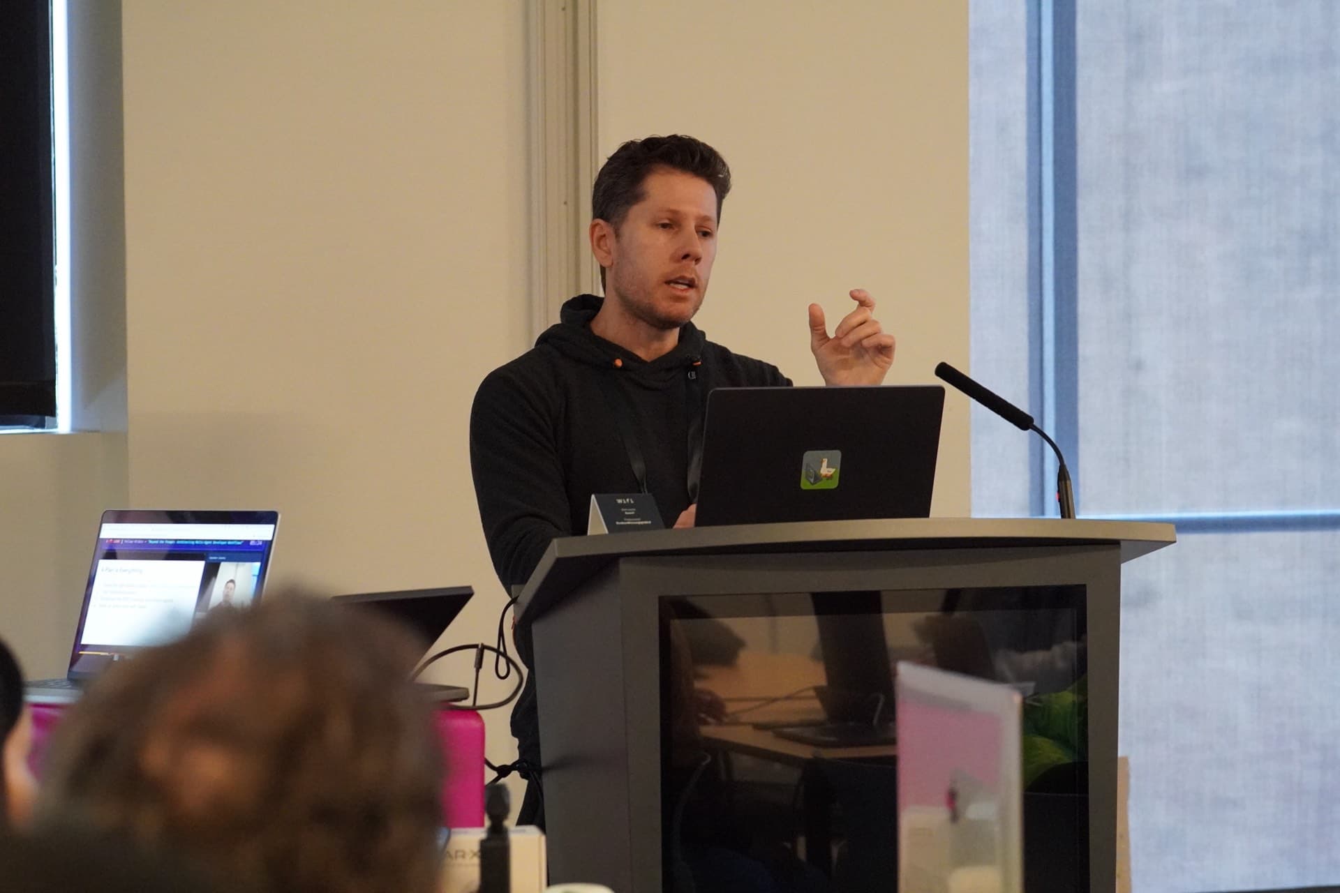 Felipe Hlibco at Claude Code Hack Day at Amazon with Jam.dev - Photo 6